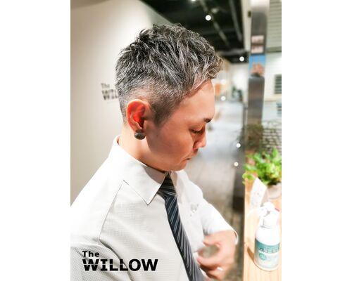 40代ヘアスタイル　白髪メンズ　神保町美容室