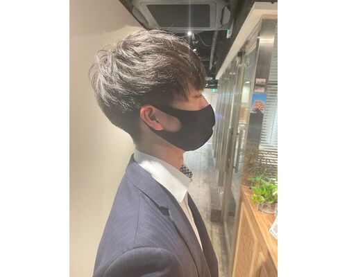 マッシュ風ショート　20代男性