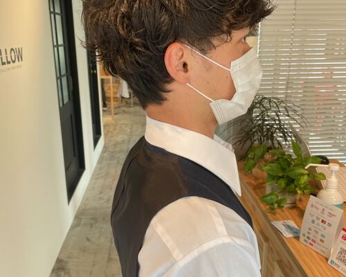 マッシュ風ショート　20代男性