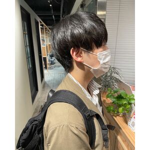 マッシュ風ショート　20代男性