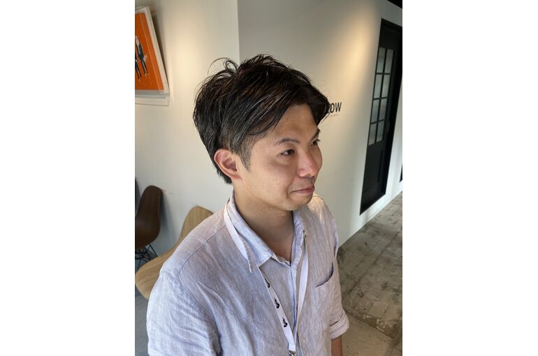 30代ヘアスタイル　メンズ髪型　神保町