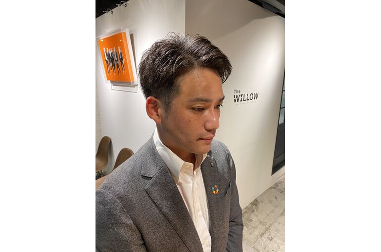 40代ヘアスタイル　ツーブロック　神保町美容室