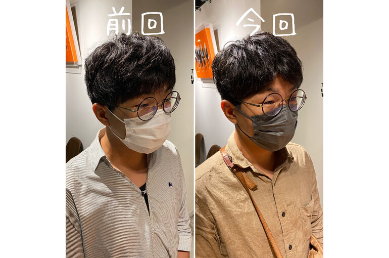 40代ヘアスタイル　ツーブロック　神保町美容室