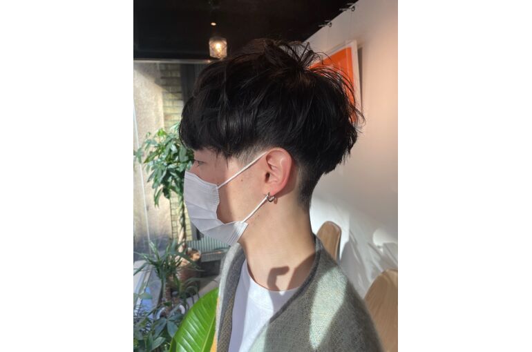 刈り上げないマッシュショート