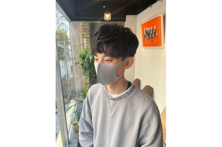 ニュアンス系パーマ　20代男性