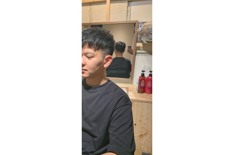 無造作メンズヘア