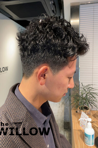 ３０代ヘアスタイル　20代ヘアスタイル　メンズパーマ　神保町美容室